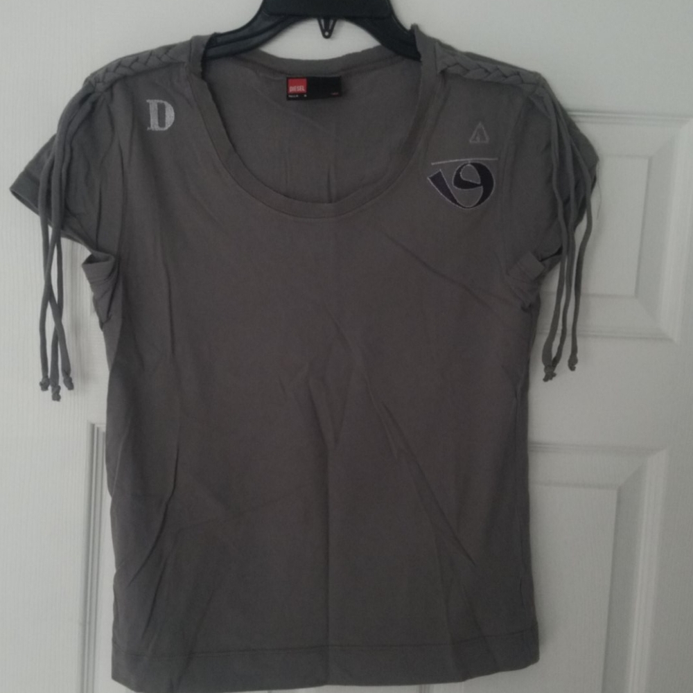 Diesel Womens Short Sleeve Tee Size L